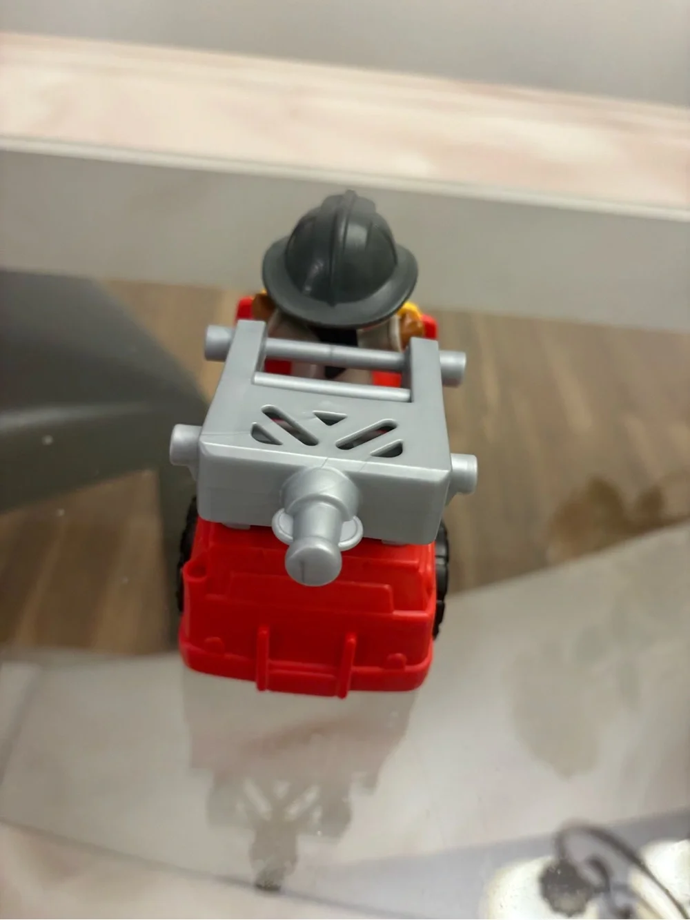 Red Fire Truck Toy with Firefighter Figure - Kids Toys